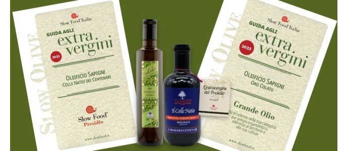 Premi Slow Food per Sapigni: tra i migliori oli extravergini di oliva italiani